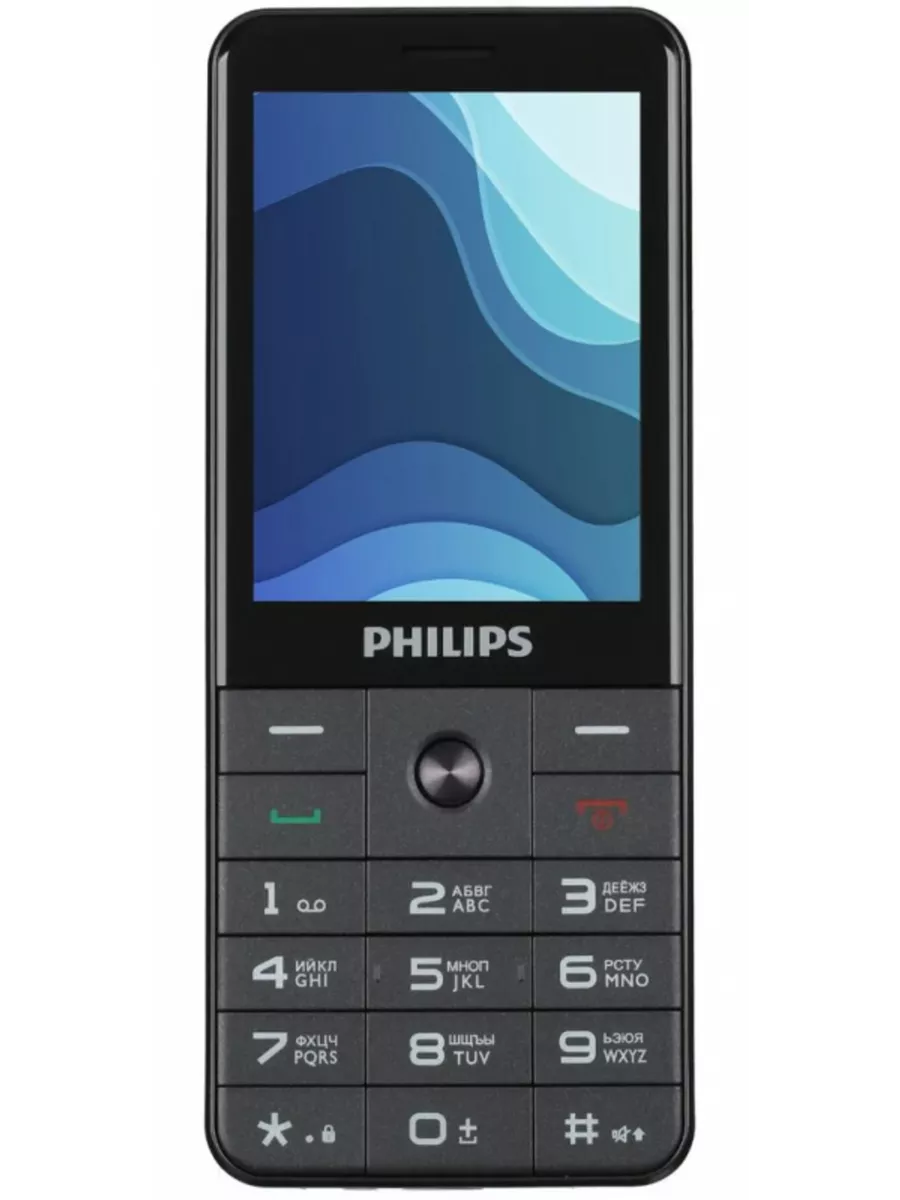 Мобильный телефон Philips Xenium E6808, черный Philips 210742635 купить в  интернет-магазине Wildberries