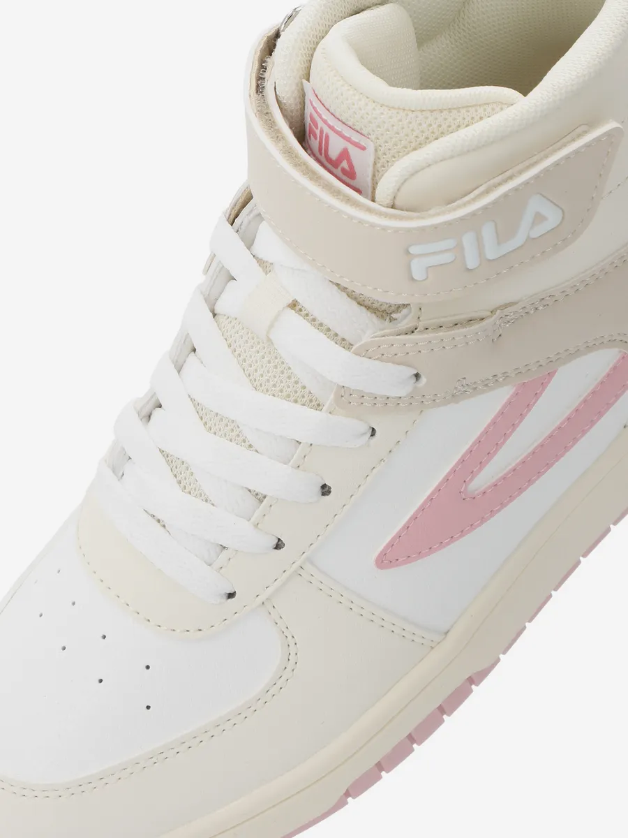 All white high top filas best sale