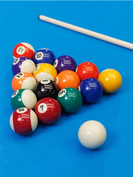 Mr. FOX Шары для бильярда Mr.Fox Classic Pool 57.2 мм для игры в пул, синий, фото 2