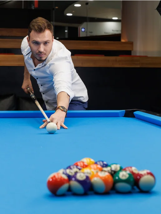 Mr. FOX Шары для бильярда Mr.Fox Classic Pool 57.2 мм для игры в пул, синий, фото 3