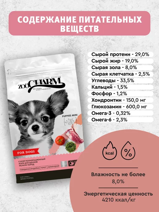 Сухой корм Secret for Pets для собак, мелкие, щенки, 1,8 кг, фото 4