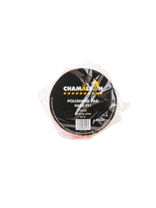 CHAMAELEON Полировальный круг резьба М14 оранжевый жесткий 150х50мм, 150x50 мм