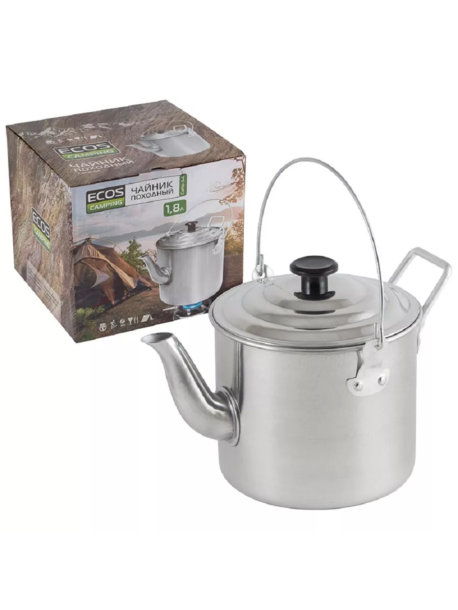 Чайник походный алюминиевый 1,8л Ecos Camp-S4
