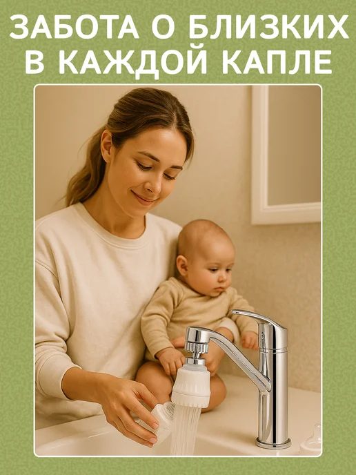 Cool aqua Фильтр для воды на кран насадка пластиковая, белый, фото 4
