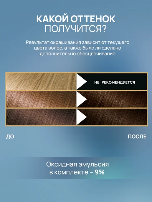 STYLIST PRO Стойкая крем краска для волос 3.3 Горький шоколад 2 шт, 2 шт, фото 3