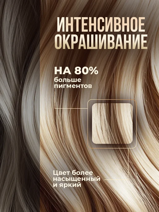 STYLIST PRO Стойкая крем краска для волос 9.22 Жемчужный блонд 2 шт, 2 шт, фото 7