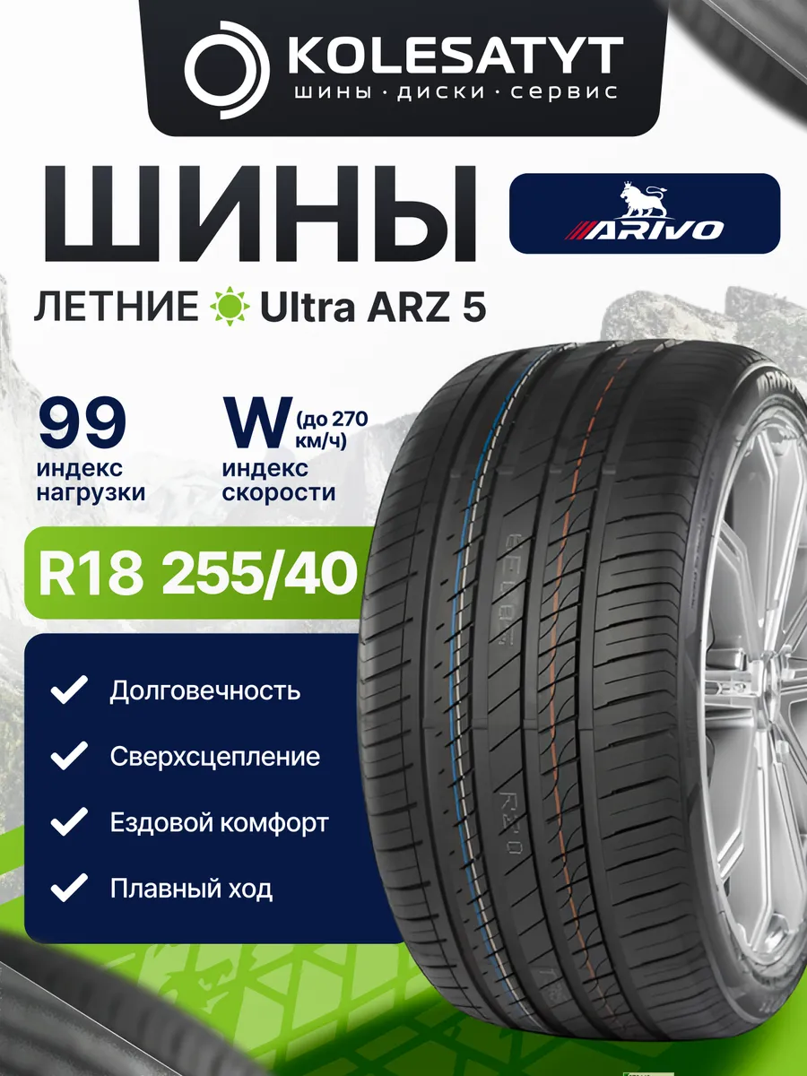 шины летние 255 40 R18