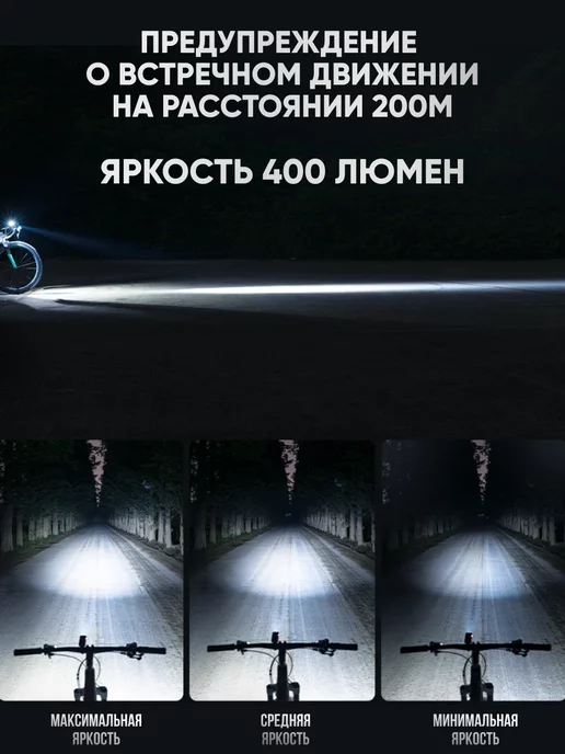 Rockbros Велосипедный передний фонарь RHL-400LM, вариант, фото 8