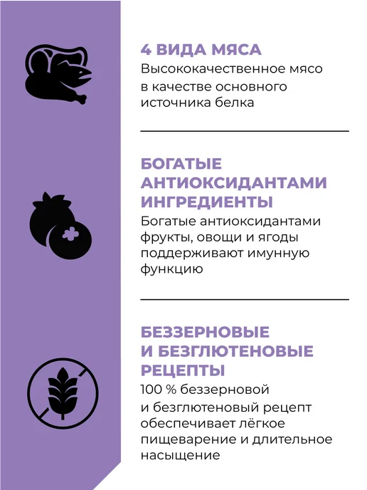 Сухой корм GO'KITCHEN Вида для собак, беззерновой, мясо, 9,98 кг, фото 7