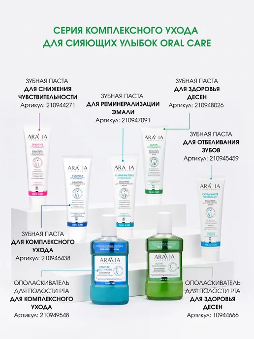 ARAVIA Laboratories Зубная паста для здоровья десен, вариант, фото 7