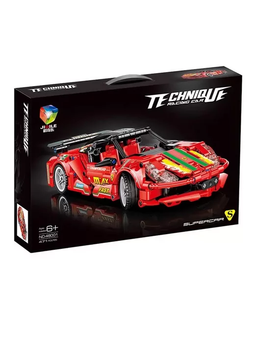 LEGO Конструктор Technic Ferrari машина Техник аналог лего, черный, фото 2