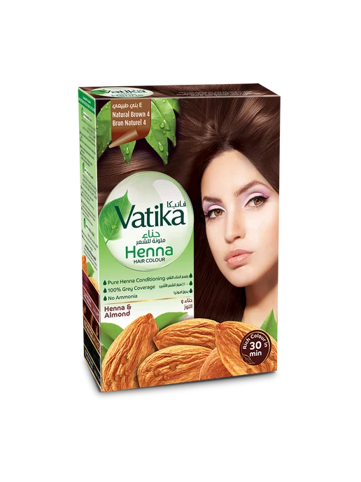 Dabur Хна для волос натуральная Индийская темно-коричневый, коричневый, фото 5