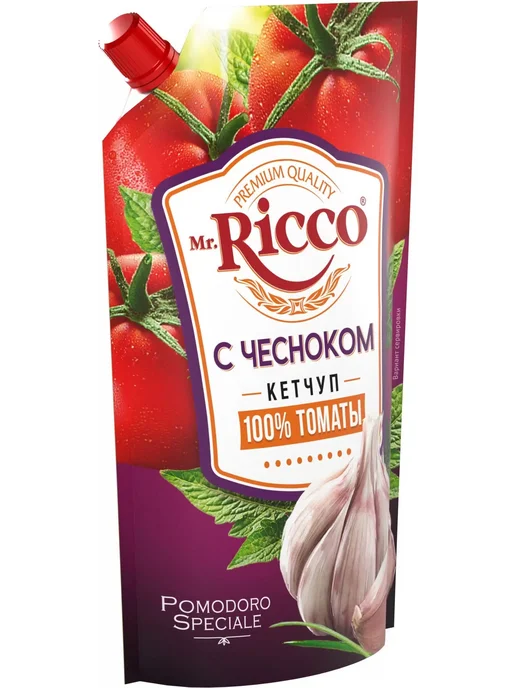 Mr.Ricco Кетчуп с чесноком 300 г, 300 г, фото 2