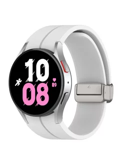 Ремешок Samsung Galaxy Watch 4,5,6, L, серебристая застежка ГиперМол 211005167 купить за 465 ₽ в интернет-магазине Wildberries