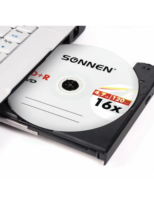 SONNEN Компакт-диски DVD+R, 4,7 Gb, 16x, Cake Box, 4,7 ГБ, фото 5