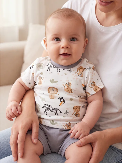 Lemony KIDS Песочник, полукомбинезон для малыша, зеленый, фото 4