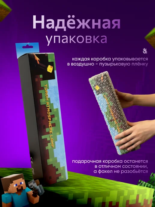 Minecraft Ночник светильник динамит майнкрафт, вариант, фото 6