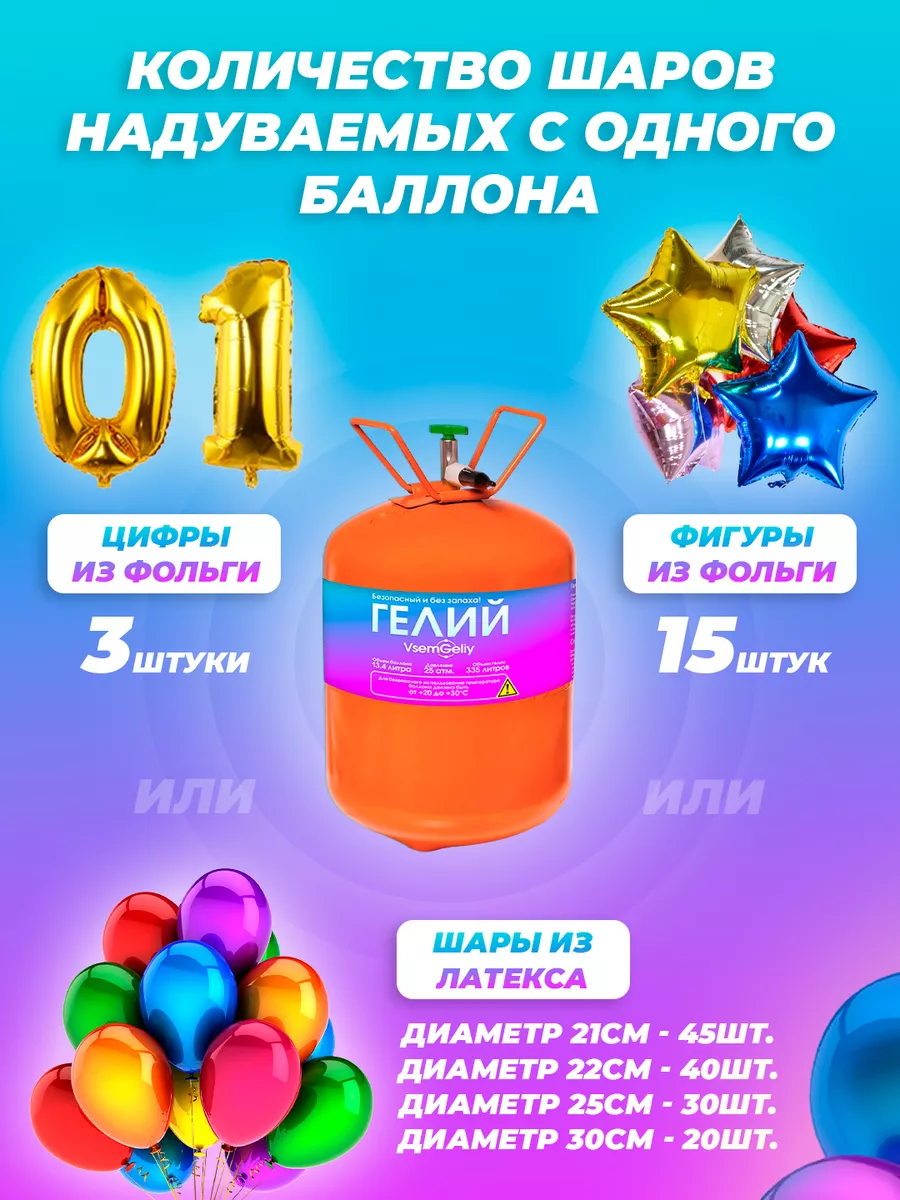 гелий баллон в Алматы — Другое оборудование и техника на Kaspi Объявления