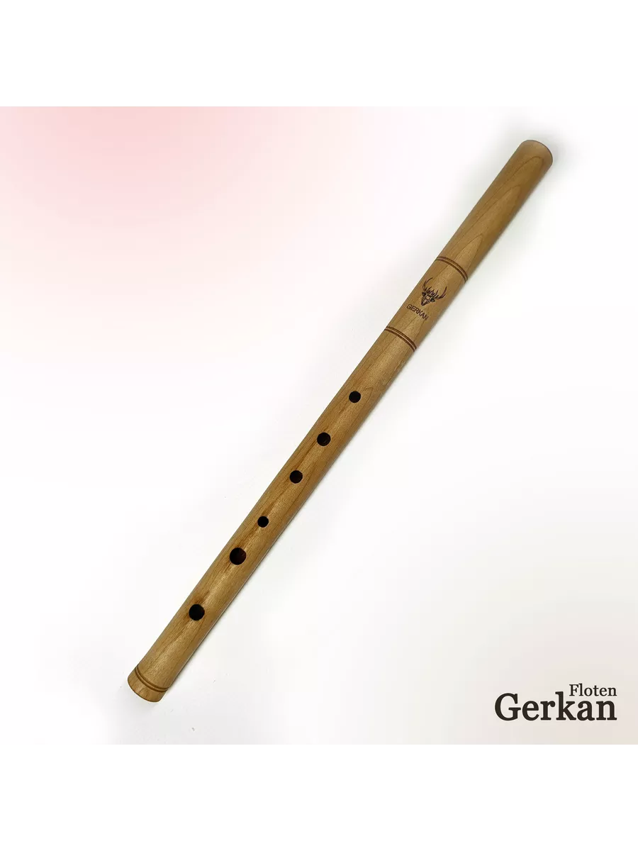 Свирель Ля (A) с книгой самоучителем. "Gerkan-Musik"