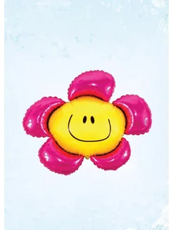 Мини-воздушный шар розовый цветок 38 см Flexmetal 211260096 купить за 170 ₽ в интернет-магазине Wildberries