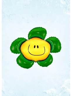 Мини-воздушный шар зеленый цветок 38 см Flexmetal 211260098 купить за 170 ₽ в интернет-магазине Wildberries