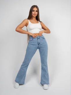 Джинсы клеш трубы Gonsee Jeans 211292133 купить за 994 ₽ в интернет-магазине Wildberries