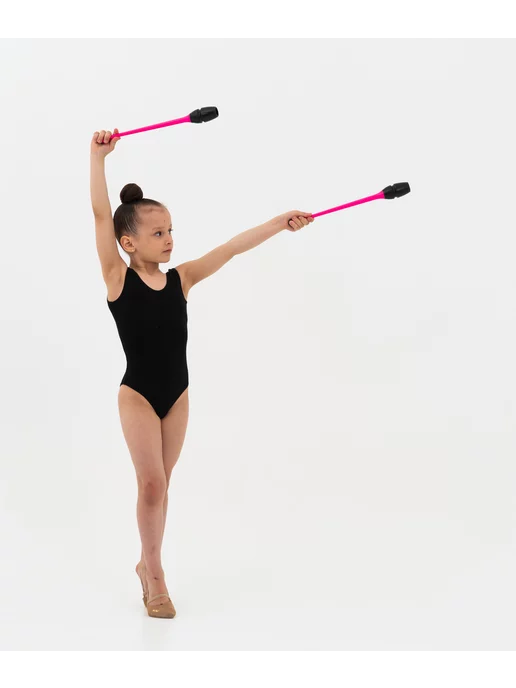 Grace Dance Булавы для художественной гимнастики, черный, фото 8