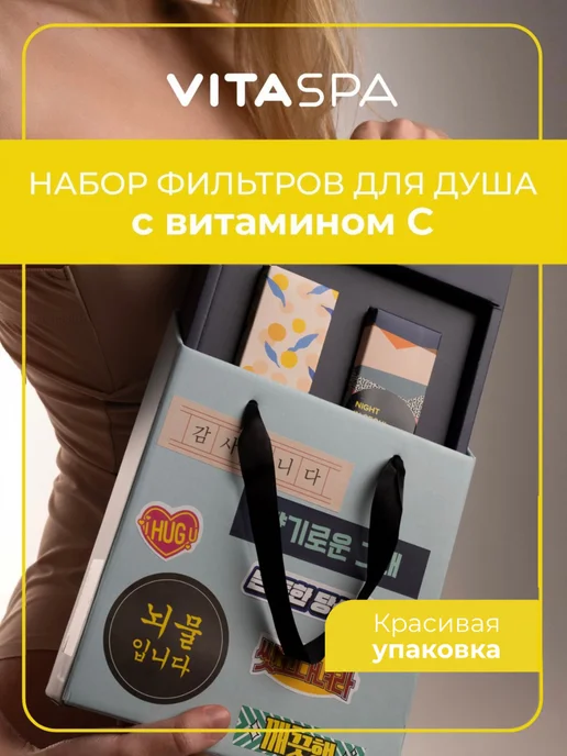 VitaSpa Набор фильтров для душа Neon Lemon + Night in Seoul, синий