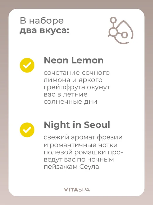 VitaSpa Набор фильтров для душа Neon Lemon + Night in Seoul, синий, фото 2