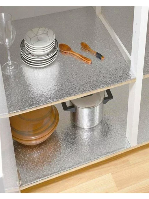 DELUX HOME Самоклеящаяся жаропрочная фольгированная пленка 60х300 см, 60x300 см, фото 7