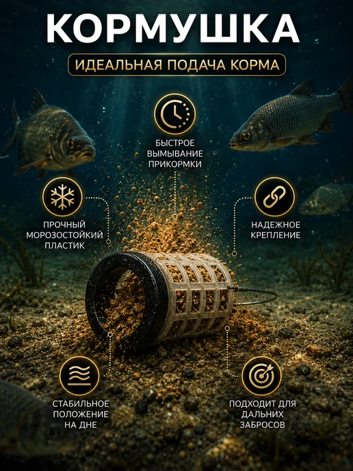 Рыболовная Империя Кормушка фидерная Дюза Lux для рыбалки (5 штук), черный, фото 4
