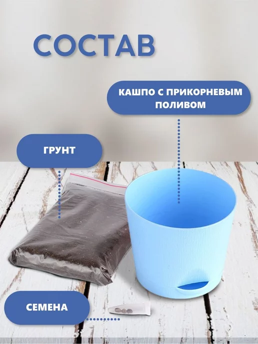 Тысяча Листьев Руккола Набор для выращивания растений, вариант, фото 3