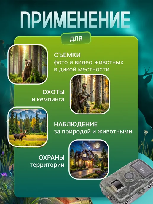 DomZone Фотоловушка камера для охоты и дачи, вариант, фото 5