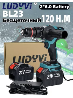 21В 120Нм шуруповерт для ледобура бесщеточный аккумуляторный LUDYVI 211570136 купить за 6 060 ₽ в интернет-магазине Wildberries