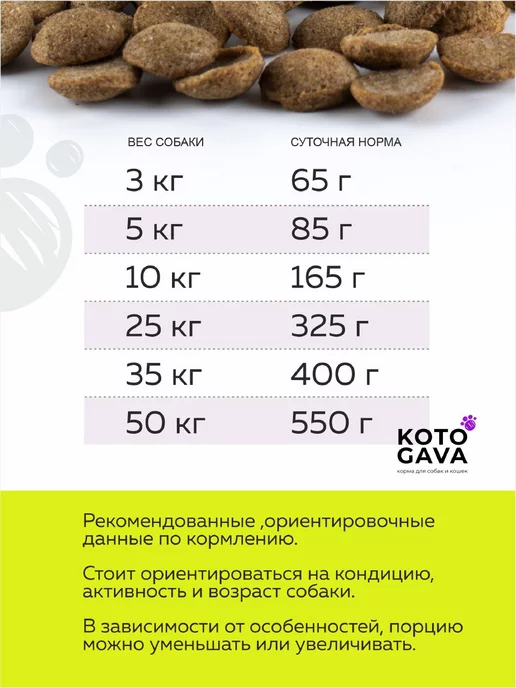 Сухой корм Котогава Kotogava Хондро для собак, щенки, говядина, 10,3 кг, фото 4