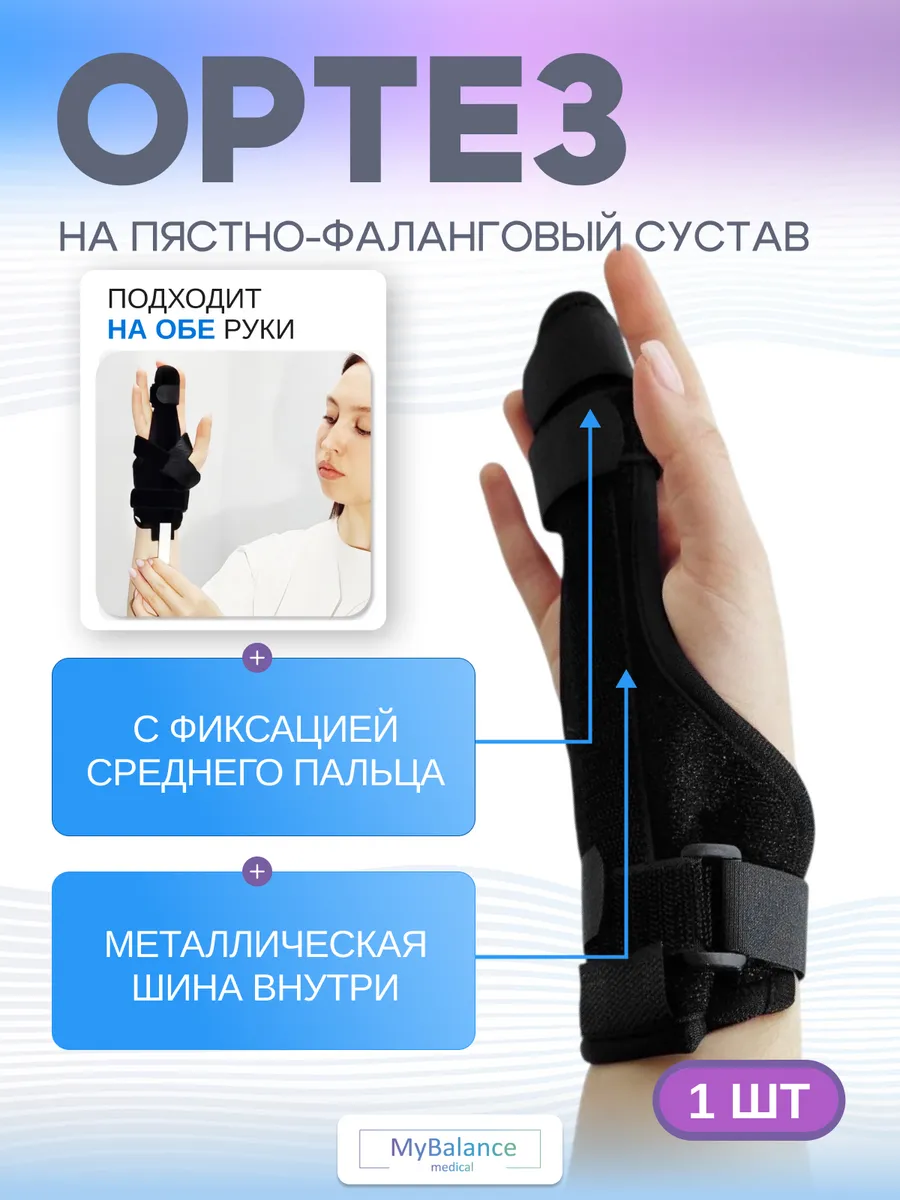 Бандаж на палец руки при переломе