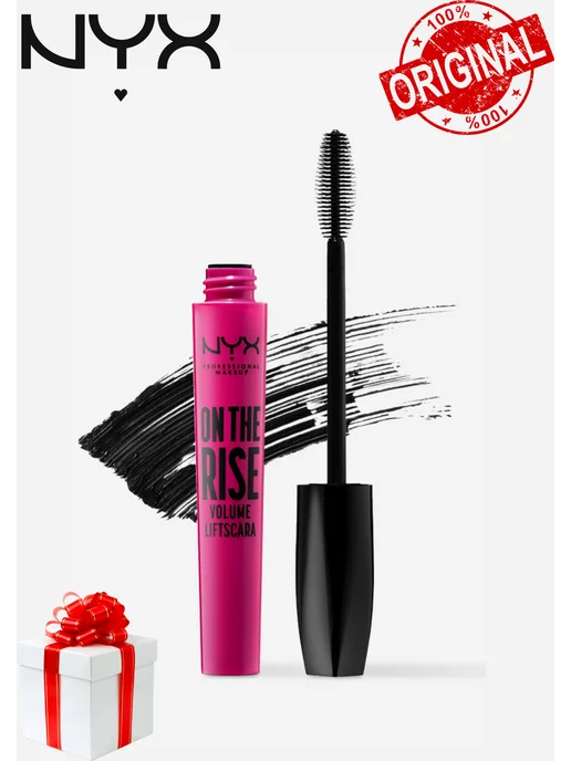 NYX PROFESSIONAL MAKEUP Тушь для ресниц мгновенный объем, черный