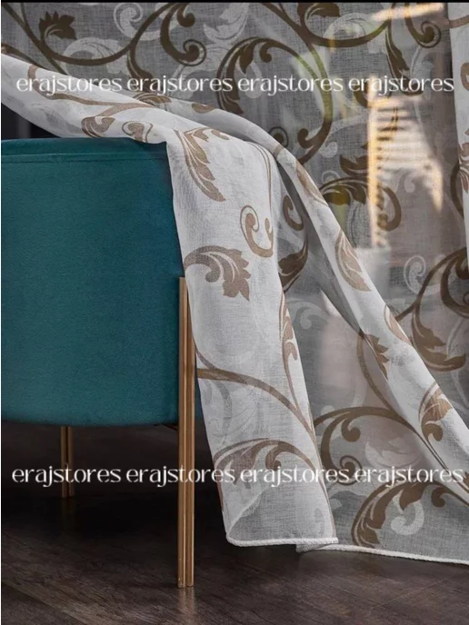 erajstores Тюль 200х250 готовый под лен на шторной ленте, 200x250, фото 3
