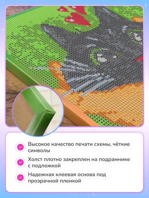 Алмазныи ряд Алмазная мозаика на подрамнике 40x50 см Париж, 40x50 см, фото 5