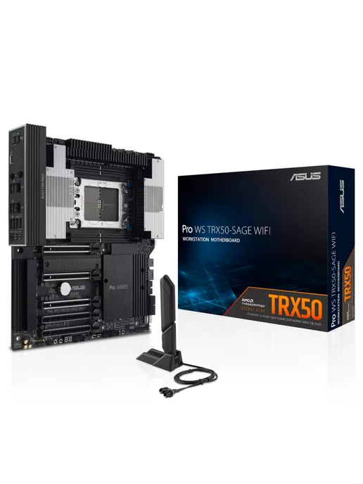 Asus Материнская плата PRO WS TRX50-SAGE WIFI,sTR5, 2 шт