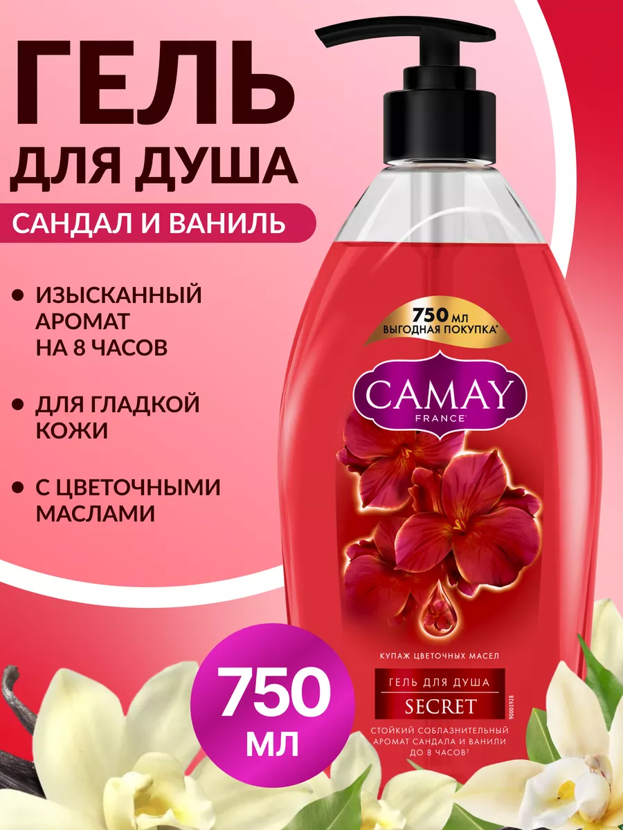 Гель для душа женский парфюмированный CAMAY 211671936 купить за 336 ₽ в интернет-магазине Wildberries