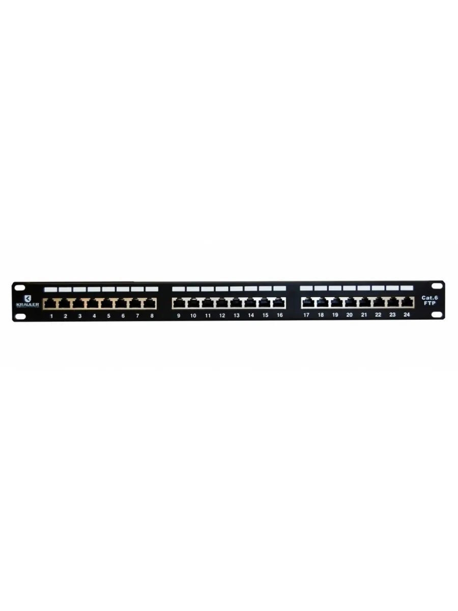Коммутационная патч панель RJ45 24 порта категория 6