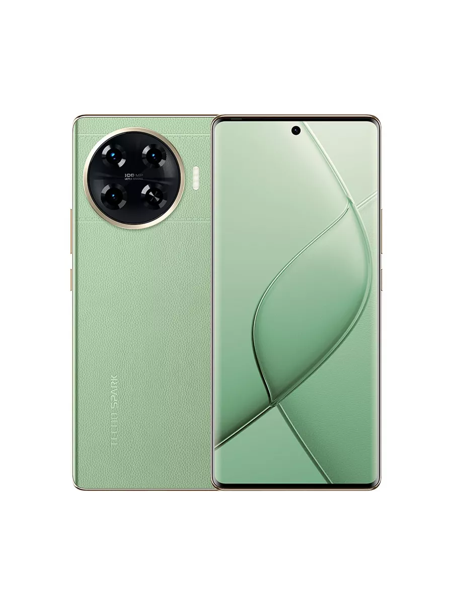 Смартфон TECNO Spark 20 Pro+ 8/256GB Magic Skin Green TECNO 211678978  купить в интернет-магазине Wildberries