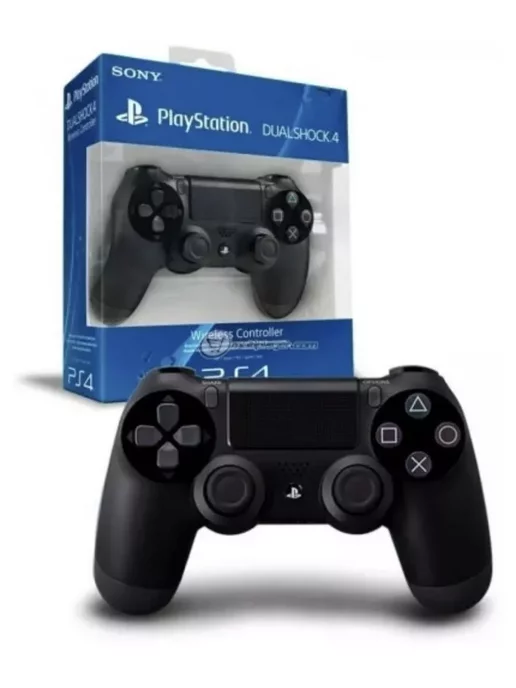Akfis Геймпад джойстик беспроводной Dualshok 4 для PS4 и ПК, черный