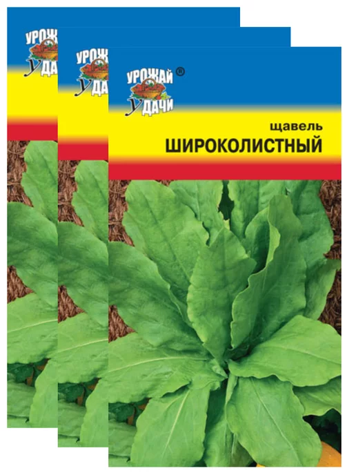 УРОЖАЙ УДАЧИ Семена щавеля многолетнего крупнолистного для посадки, 3 шт, фото 2