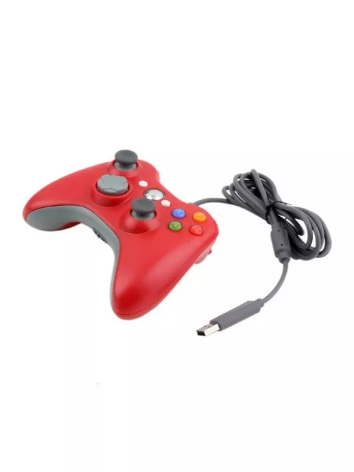 Isa Джойстик для ПК и XBOX 360 gamepad проводной, красный, фото 2