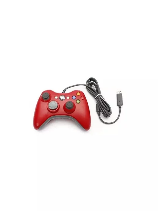 Isa Джойстик для ПК и XBOX 360 gamepad проводной, красный, фото 3