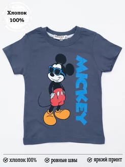 Детская футболка с принтом Микки Маус NEWSKY 211722658 купить за 296 ₽ в интернет-магазине Wildberries