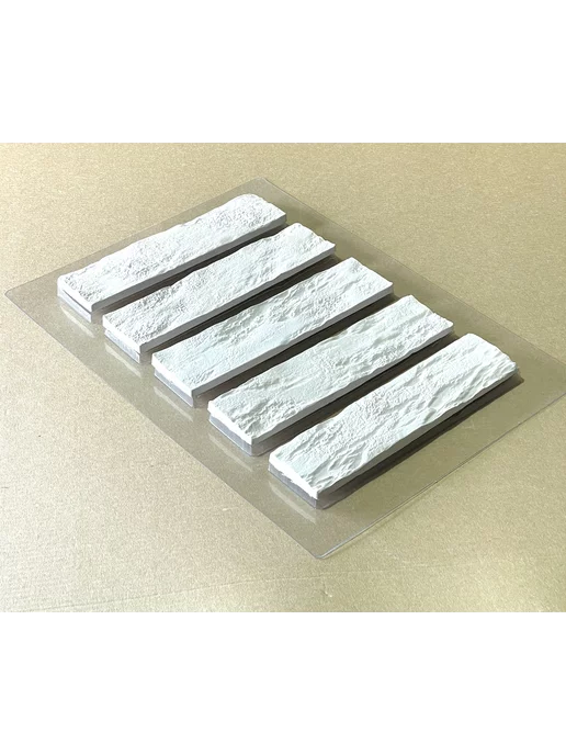 AnyMolds Пластиковая форма для кирпичей из гипса 200*50*10 мм, 200x50x10 мм, фото 2