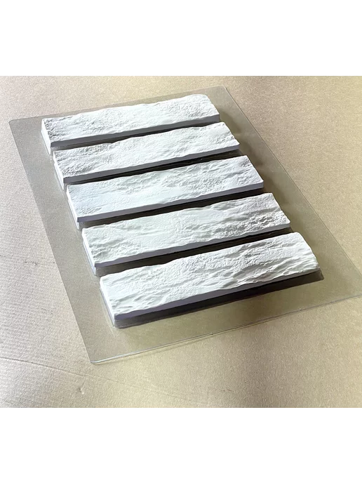 AnyMolds Пластиковая форма для кирпичей из гипса 200*50*10 мм, 200x50x10 мм, фото 7